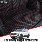 Кожаный коврик для багажника автомобиля Chery Tiggo 7 Pro 2020, грузовой лайнер подкладка для сапог Tiggo7 2th 2021, автомобильные аксессуары, украшение
