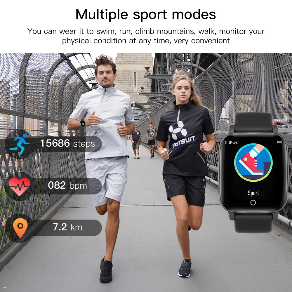 

Smart Watch Blood Oxygen Measurement Inquiry Waterproof Sports Blood Pressure Heart Rate Monitors Smartwatch