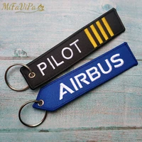 mifavipa 2 pcs fashion trinket keychain blue airbus aviator porte clef aircraft key chain aviation pilot keychain sleutelhanger