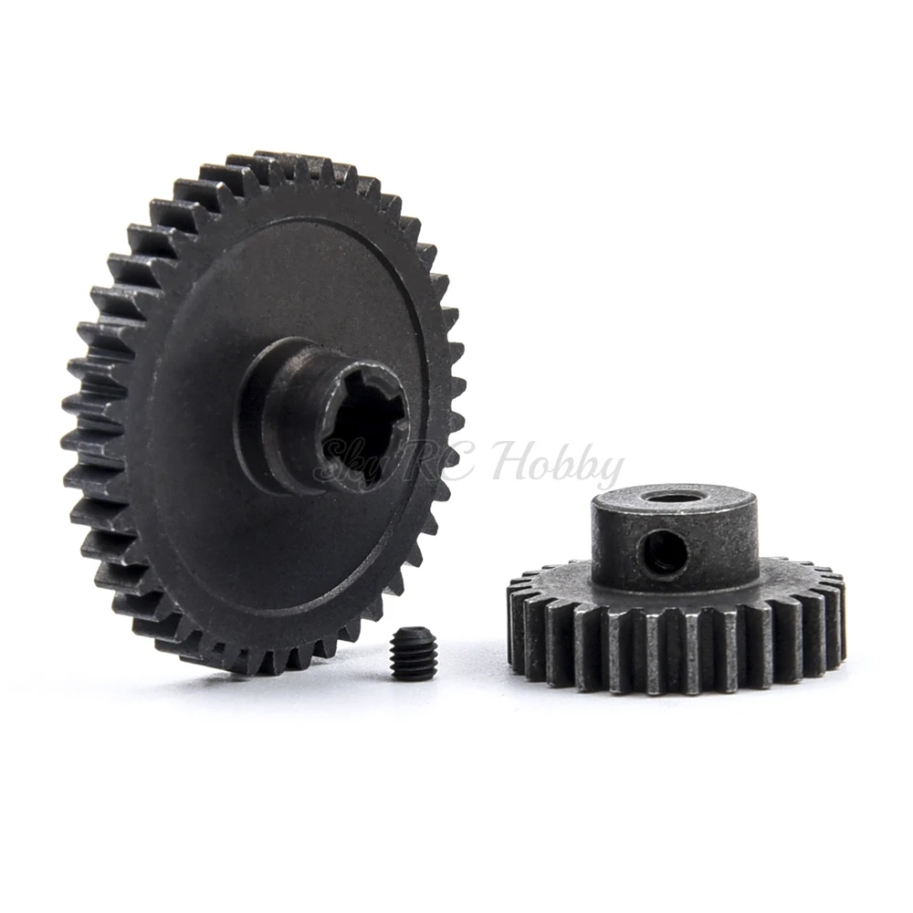 Металл Diff основной Шестерни 42T + мотор 27T для RC 1/18 1:8 WLtoys A959 B A969 A979 K929 автомобиль