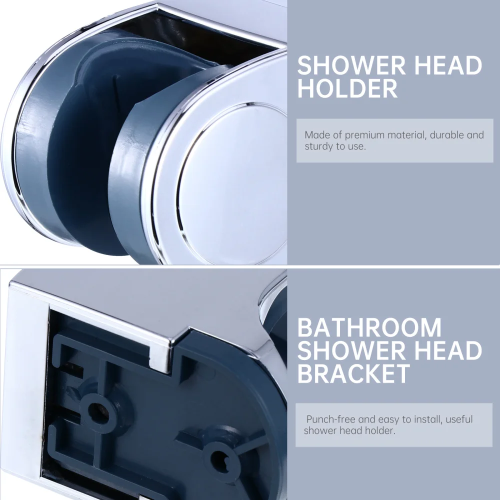 

2pcs Universal Punch Free Nozzle Base Holder Bracket (Silver)