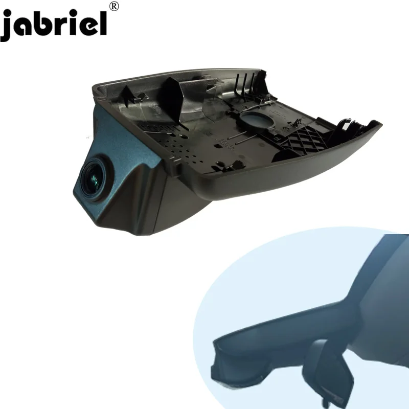 Автомобильный видеорегистратор Jabriel 1080P камера 24 часа с двойным объективом для