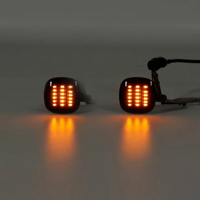 2 шт. светодиодный автомобильный боковой повторитель индикатор светильник