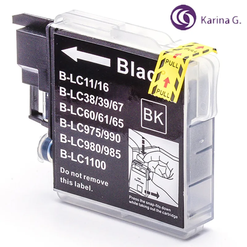 Совместим с Brother LC11 LC16 LC38 LC39 LC60 LC61 LC65 LC67 LC975 LC980 LC985 LC990 LC1100 для DCP-185C 195C 197C | Компьютеры