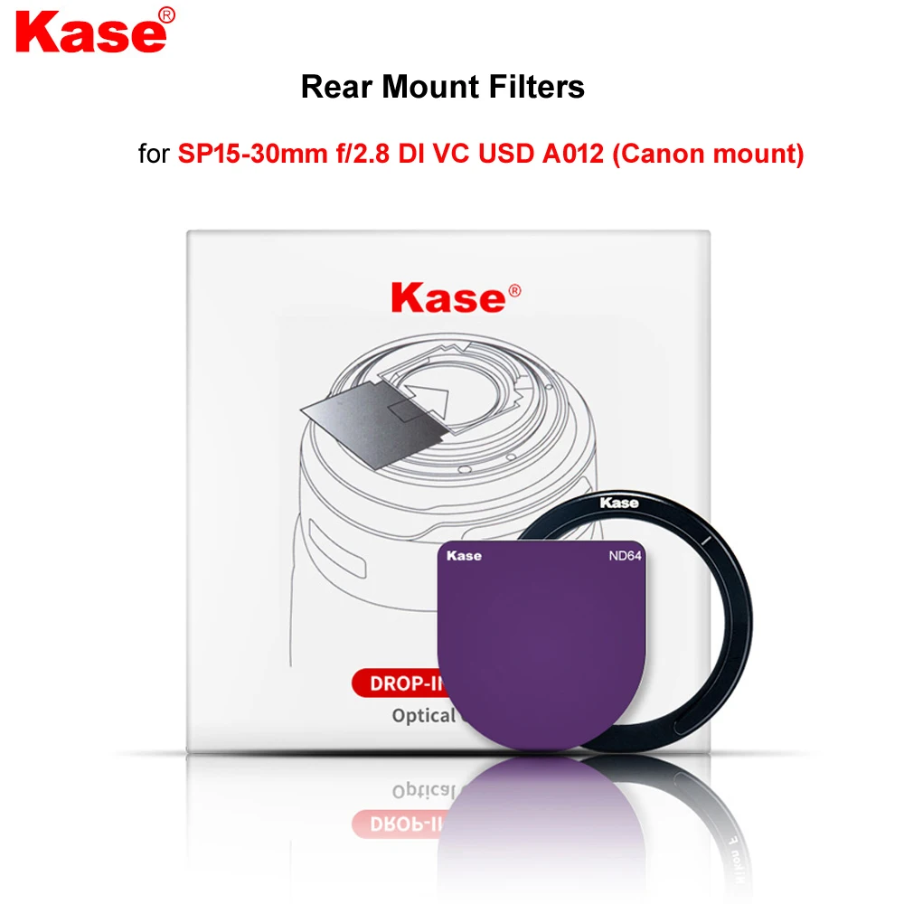 

Kase Rear Mount ND ND1000 ND64/Light Pollution/Dream Filter for Tamron SP15-30mm f/2.8 DI VC USD A012 (Canon Mount)