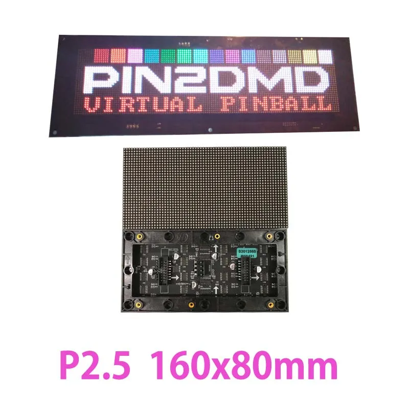 P2.5 Крытый RGB светодиодный матричный Панель 64x32 пикселей Совместимость с PIN2DMD