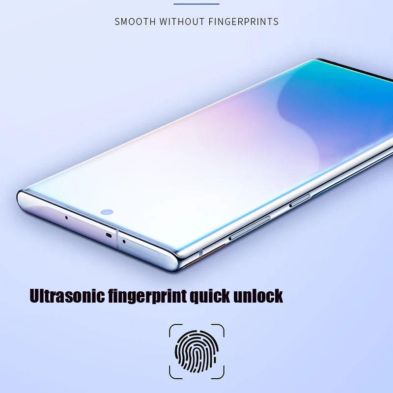 Прозрачное изогнутое жидкое ультрафиолет закаленное стекло для samsung Galaxy Note 10 S10 S8 S9 Plus S10E S7 edge Note 8 9 Защита экрана