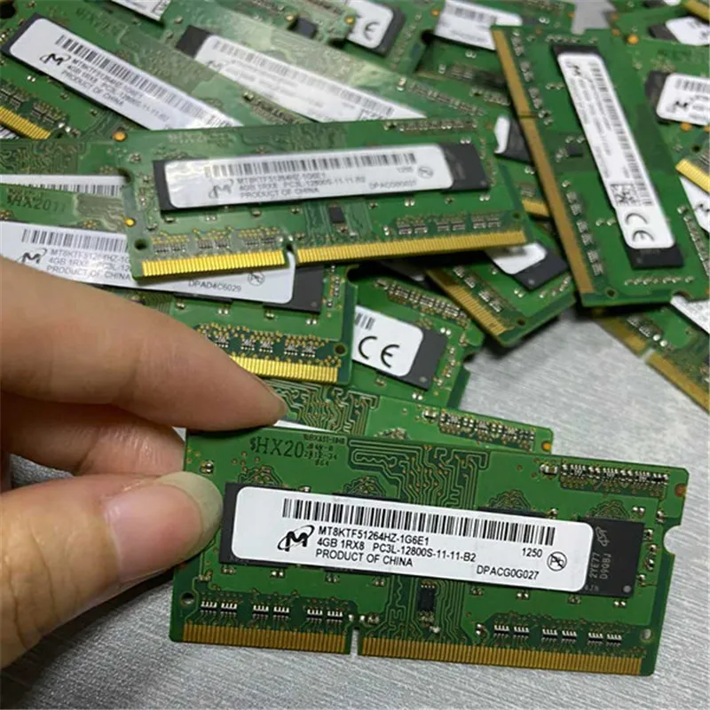 Микрон ноутбук Оперативная память DDR3 памяти 4 Гб S 1RX8 PC3L 12800S 1600 МГц ноутбука для