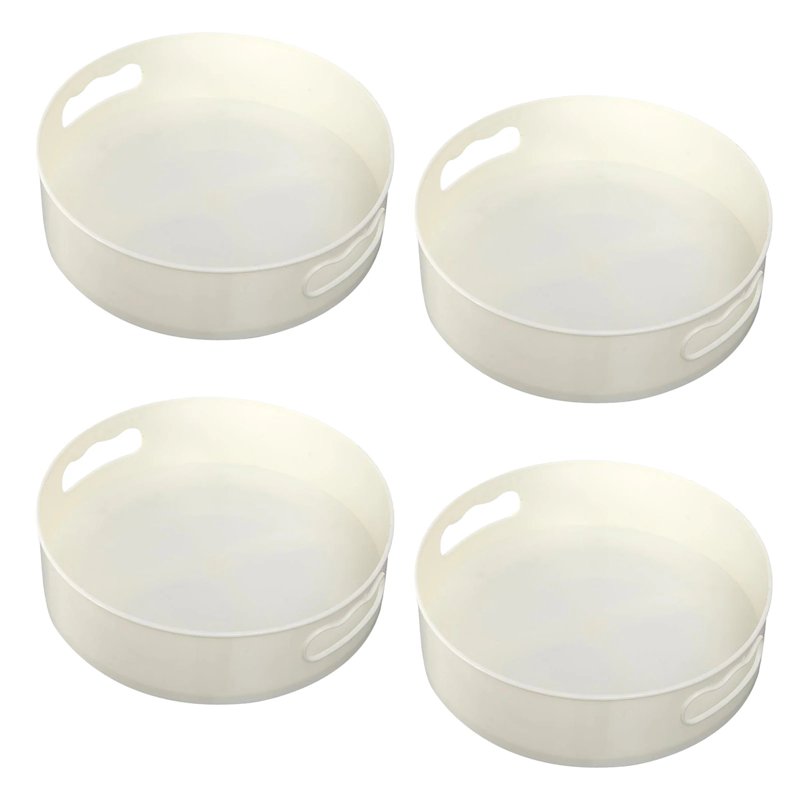 

4X Non-Slip Turntable Seasoning Bottles Storage Tray Multiuse Countertop Bathroom Holder Rack Organizer Plate