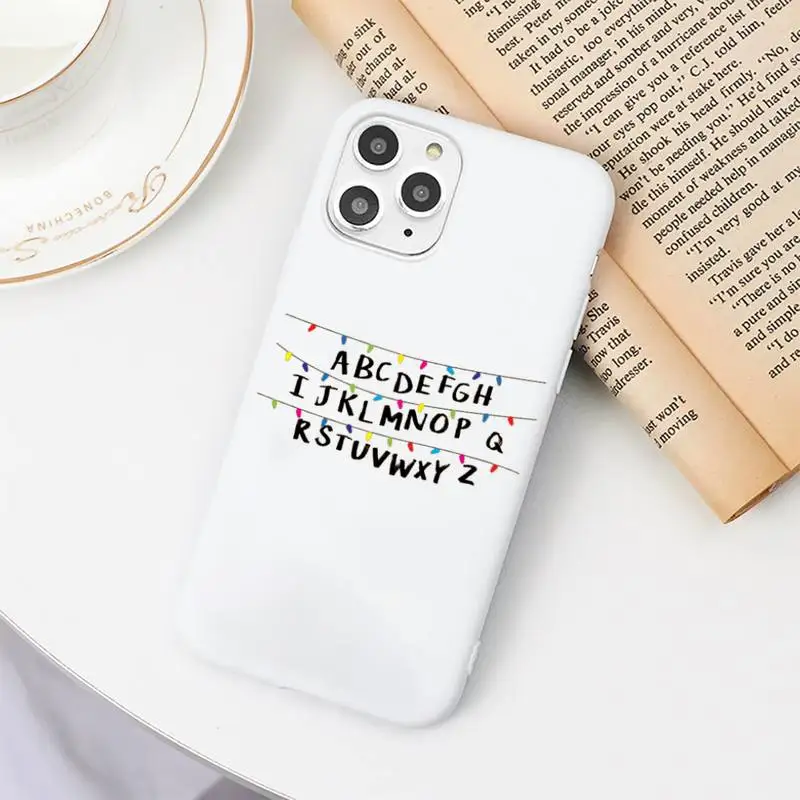 

Stranger things Phone Case Candy Color for iPhone 11 12 mini pro XS MAX 8 7 6 6S Plus X SE 2020 XR