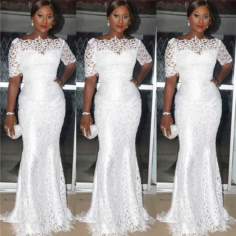 

Linglewei New Spring and Summer Women's Dress sexy lace one shoulder long dress