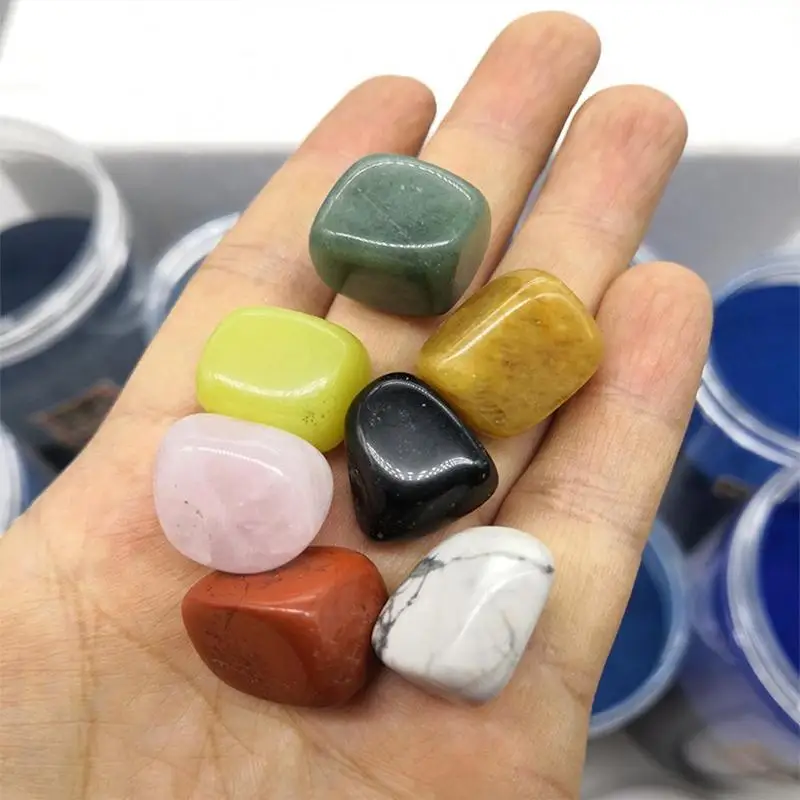 Полированный мощный камень 100 г 1-2 см натуральный кварц смешанные кристаллы