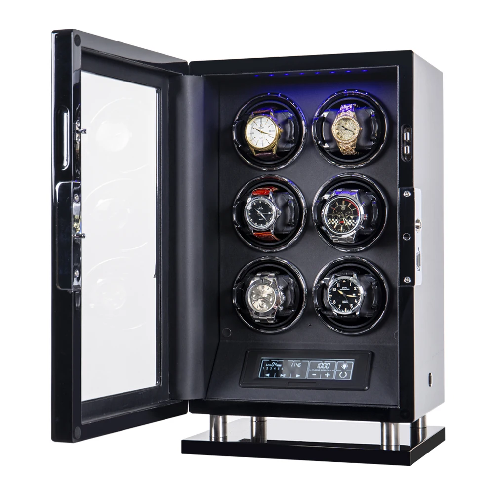 XTELARY Новейшие 6 слотов для карт определение отпечатка пальца заводчик часов (YLK20