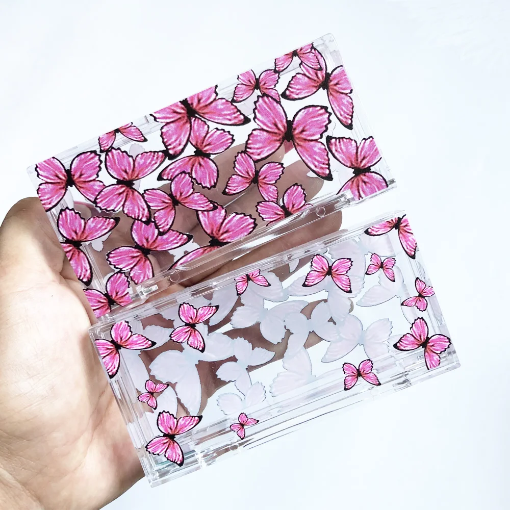 

Wholesale items False Eyelashes Box Package Lashes Boxes Packaging Faux Cils 25mm Mink Eyelashes Makeup Butterfly Cases Vendors