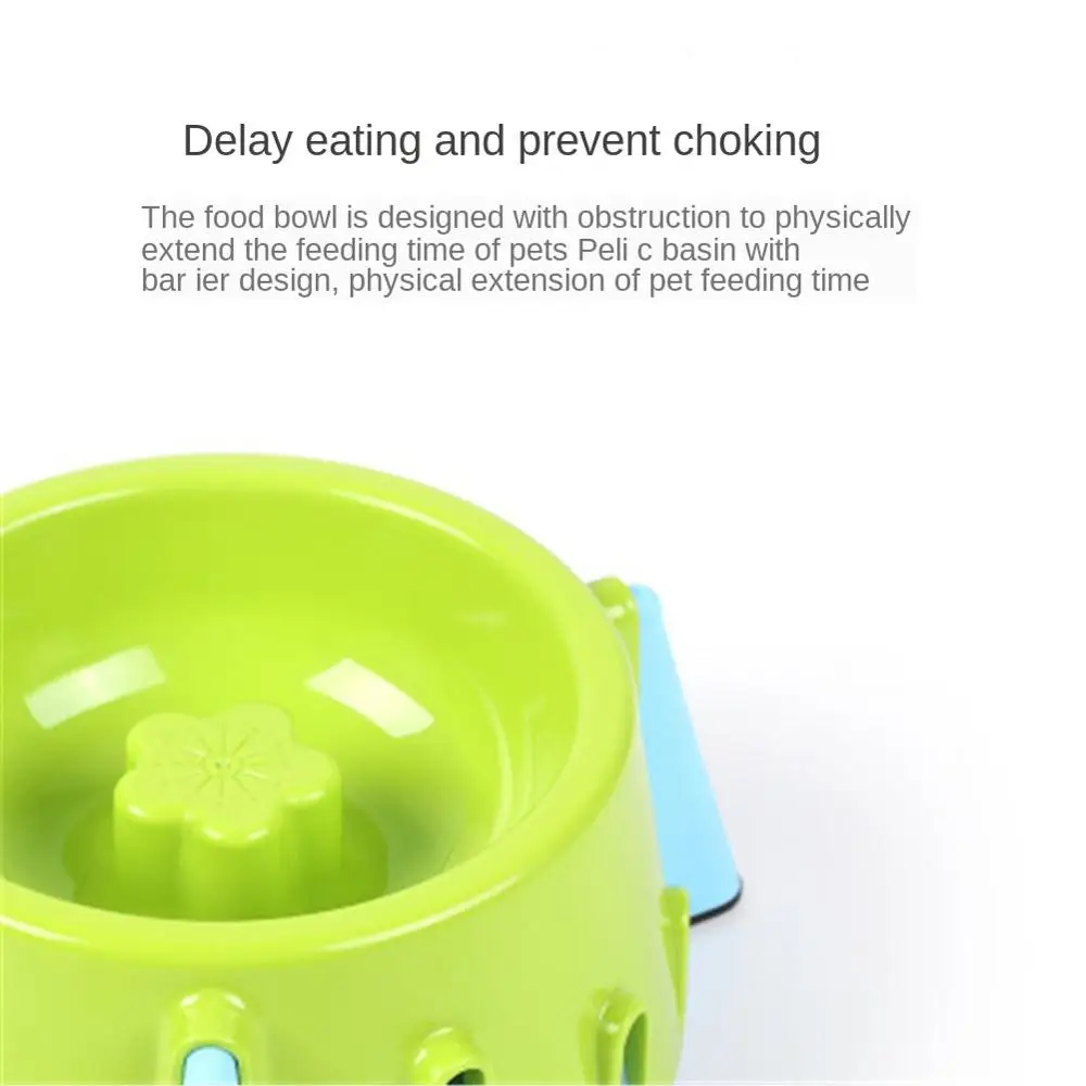 

Adjustable Dog Bowl Pet Puppy Slow Down Eating Feeder Anti Choke Food Container Feeding Bowls Prevent Obesity Pet Accessories