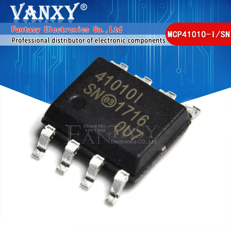 Цифровой потенциометр 5 шт. SN SOP8 MCP41010 41010I SOP 8 MCP41010I SOP|Интегральные схемы| |