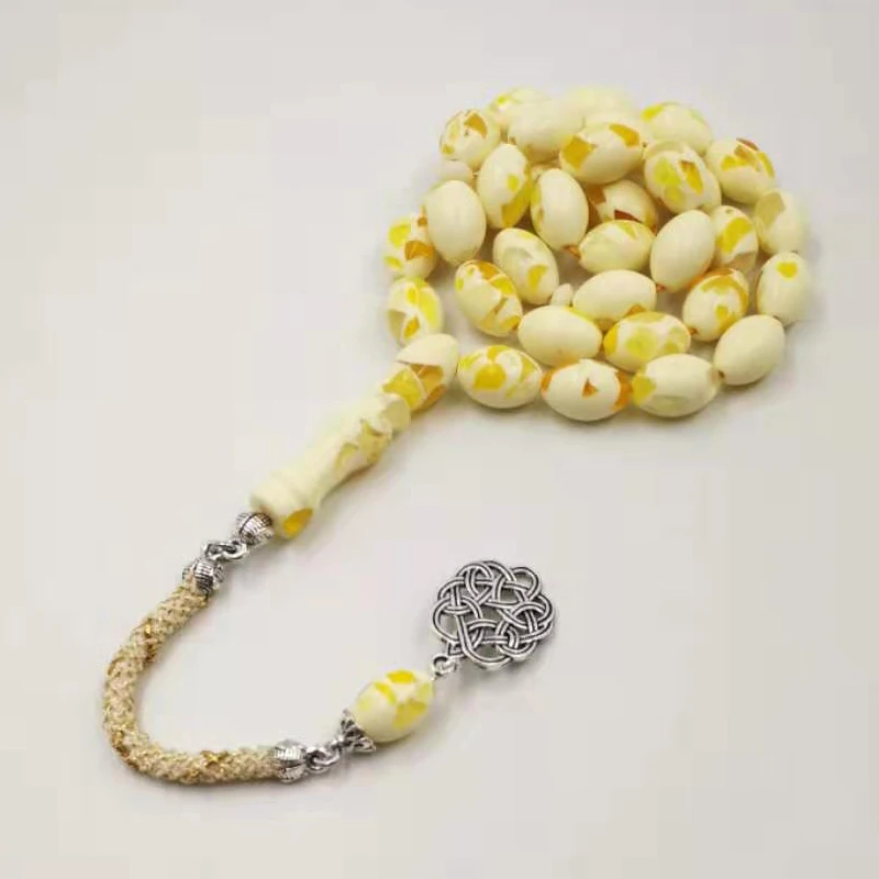 Man's tasbih 33 45 66 99 beads Resin bracelet Gift for muslim special Trabzon tassel islamic Misbaha | Украшения и аксессуары