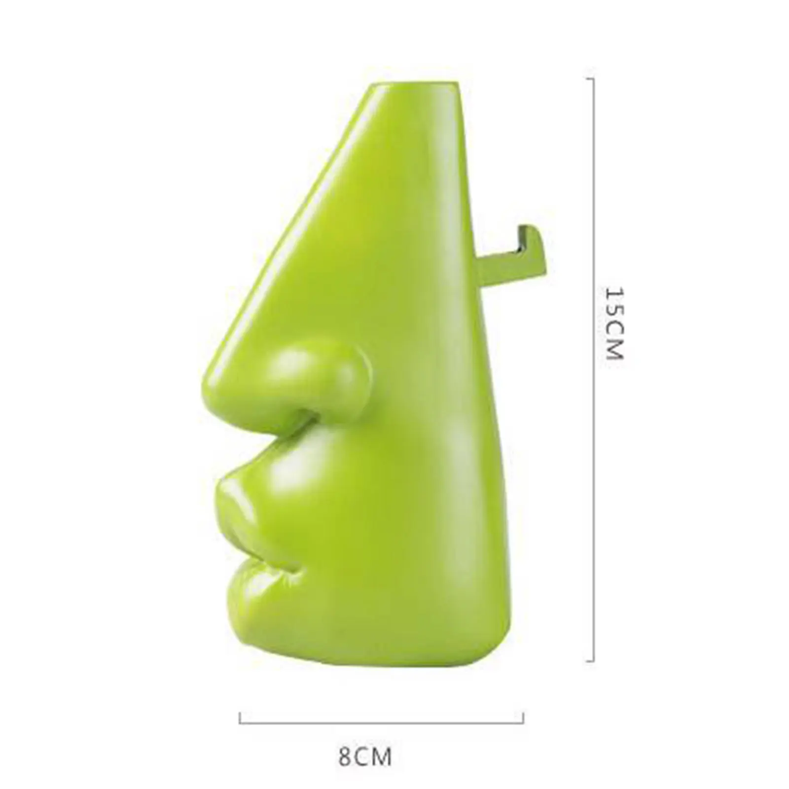 

Nordic Creative Resin Face Flower Vase Glasses Holder Art Design House Decor Sculpture Model Hydroponic Vase Decoration Home