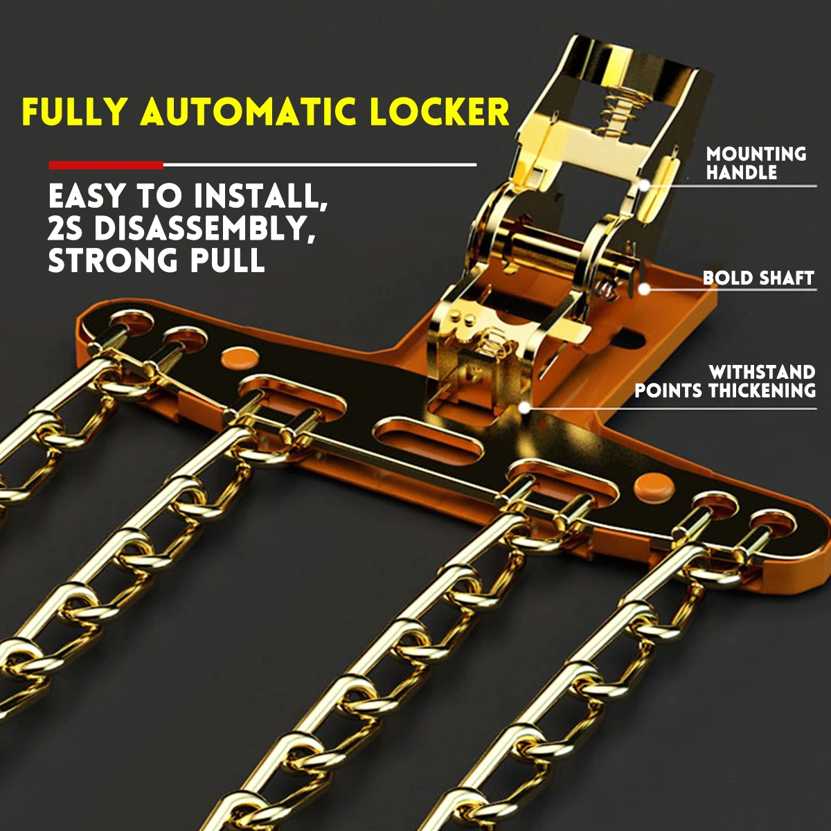 

Universal Steel Truck Car Wheels Tyre Tire Snow Ice Chains Belt Winter Anti-skid Vehicles SUV Wheel Chain Mud Road Safe Safety