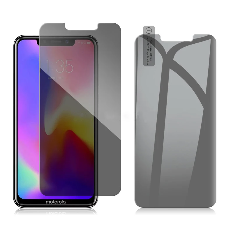 Антишпионское закаленное стекло для Motorola Moto G8 G7 Power Anit peeping защитная пленка экрана