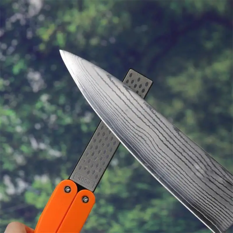 Точилка для ножей Профессиональная кухонная заточка камня карманного складного