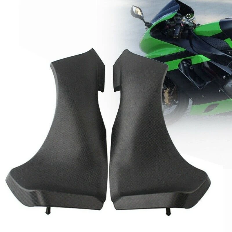 

Motorcycle Side Air Duct Cover Fairing Cover Panel Trim Cowl for KAWASAKI Ninja ZX6R ZX636 2005-2006
