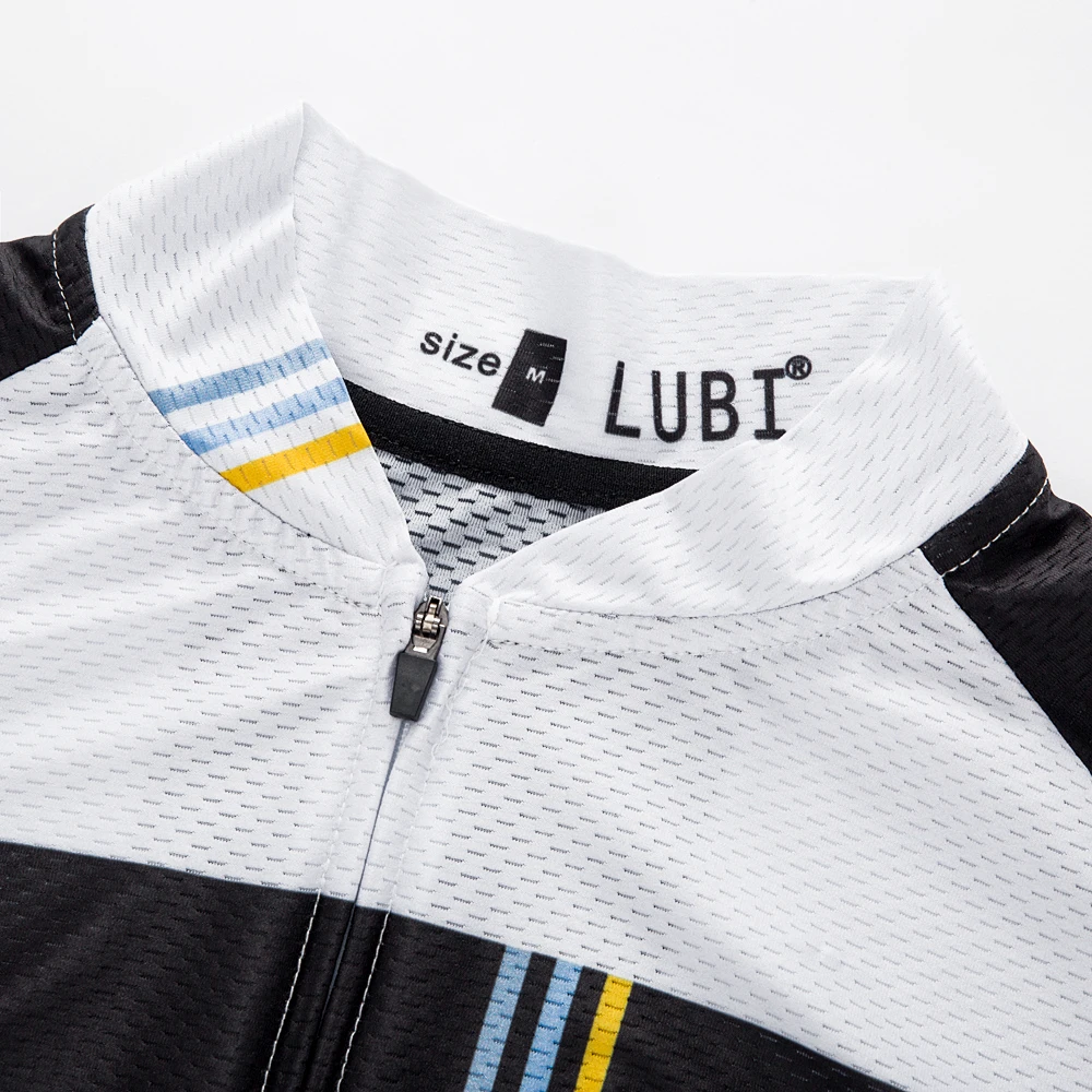 LUBI для мужчин Pro Велоспорт Джерси набор одежды высокая плотность губчатая