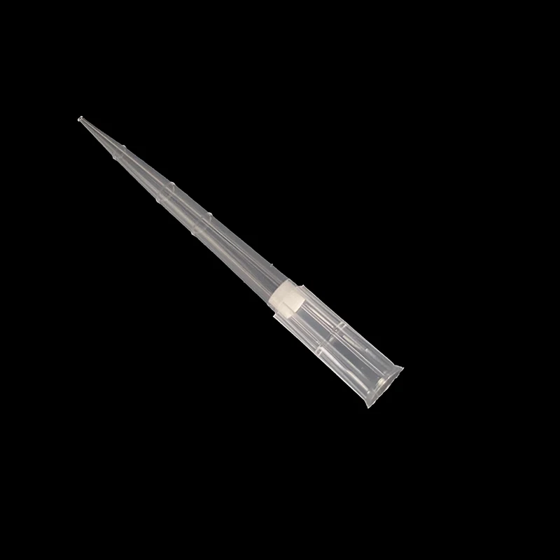 Прозрачные наконечники для пипетки с фильтром в коробке 200 мкл очень длинные
