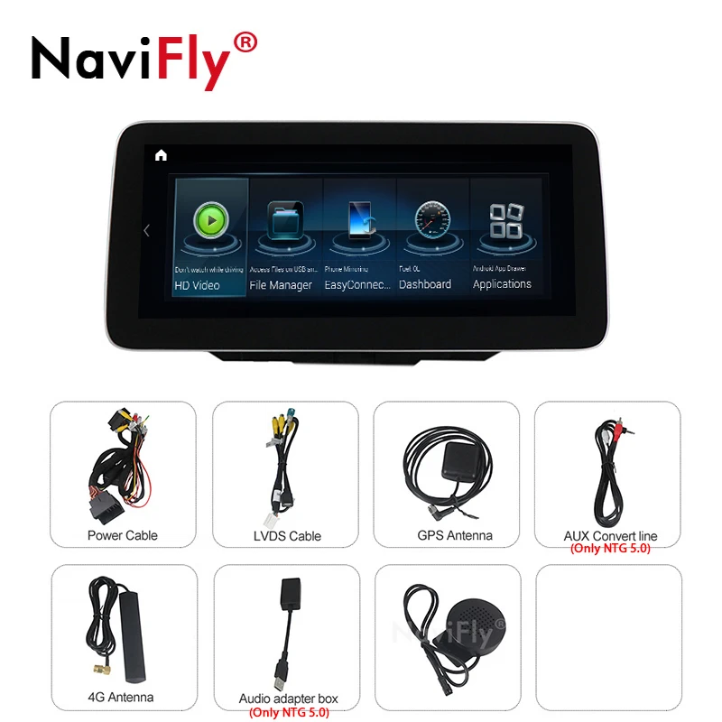 

NaviFly New Android 10 Car dvd radio multimedia Player for Mercedes Benz B class W246 B180 B220 B200 B250 2012-2017 NTG 4.5/5.0