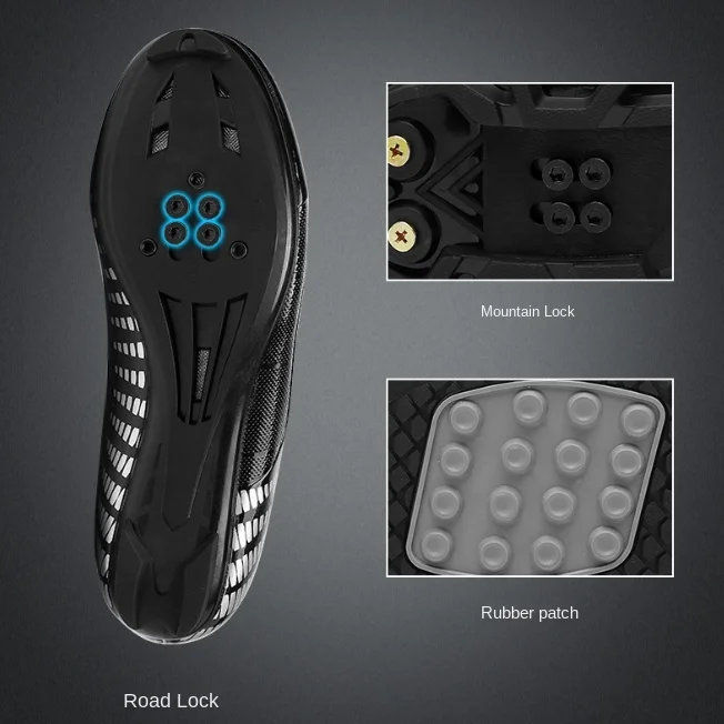 

2021 Speed Route Cycling Sneaker MTB Men Road Footwear Racing Bicycle Flat Mountain Shoes Clit Cleat Women Dirt Bike Spd Biking
