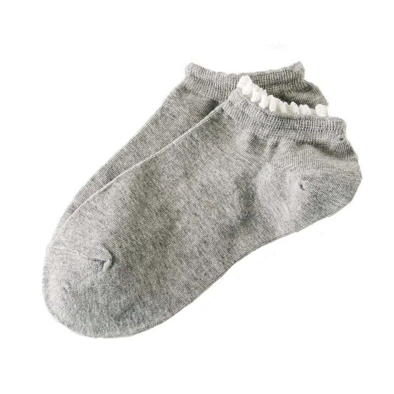 Модные милые модные женские винтажные короткие носки с рюшами и оборками Женские