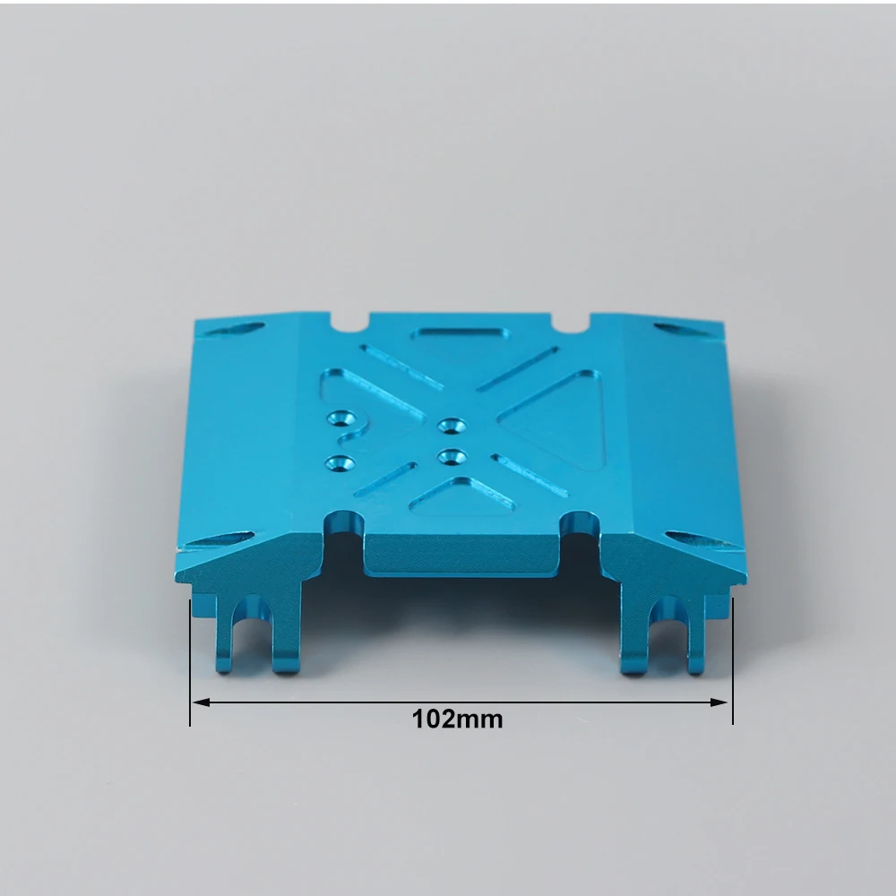 Placa de deslizamiento de marco de tubo Wraith de Metal para 1/10 RC Crawler Axial Wraith AX90018 90045 90056 90031 AX90020 AX80079, piezas de actualizaci&oacute;n-4
