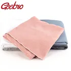 Двухслойное Хлопковое одеяло Geebro для маленьких девочек, мягкое дорожное одеяло для новорожденных, зимнее детское одеяло