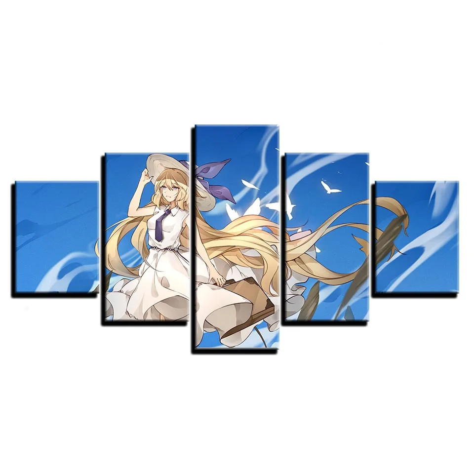 

Wall Art Canvas Painting Hd Prints Home Decor 5 Pieces Anime Character Picture Modern Poster For Living Room Modular Framework