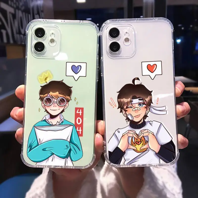 

Dream Smp Japanese anime Phone Case For iphone 13 12 11 8 7 plus mini x xs xr pro max Transparent soft