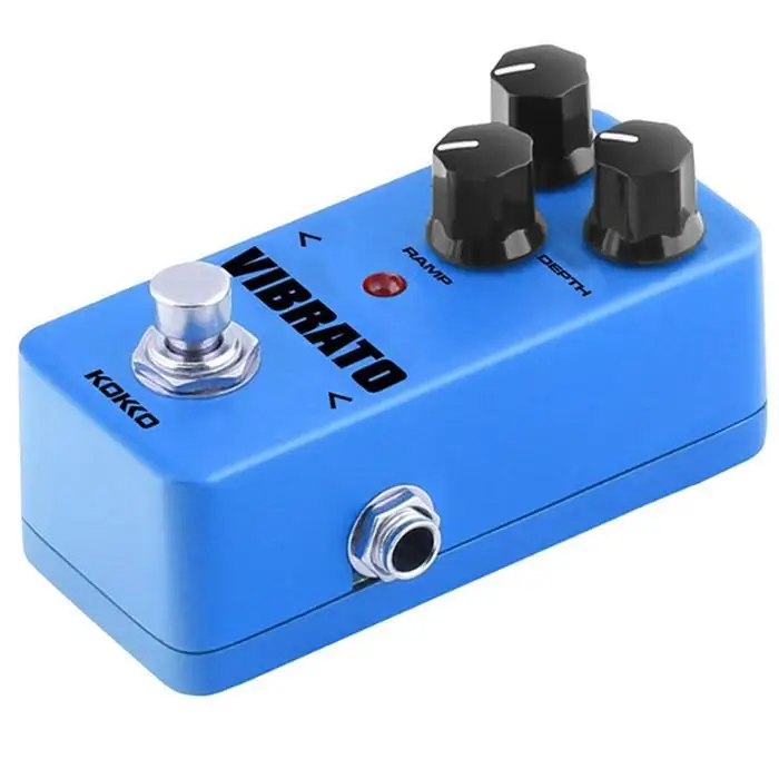 

KOKKO FVB2 Vibrato Pedal Guitar Parts Traditional Electronic Pedal True Bypass Pedal Electric Acoustic Tremolo Effects Tuner