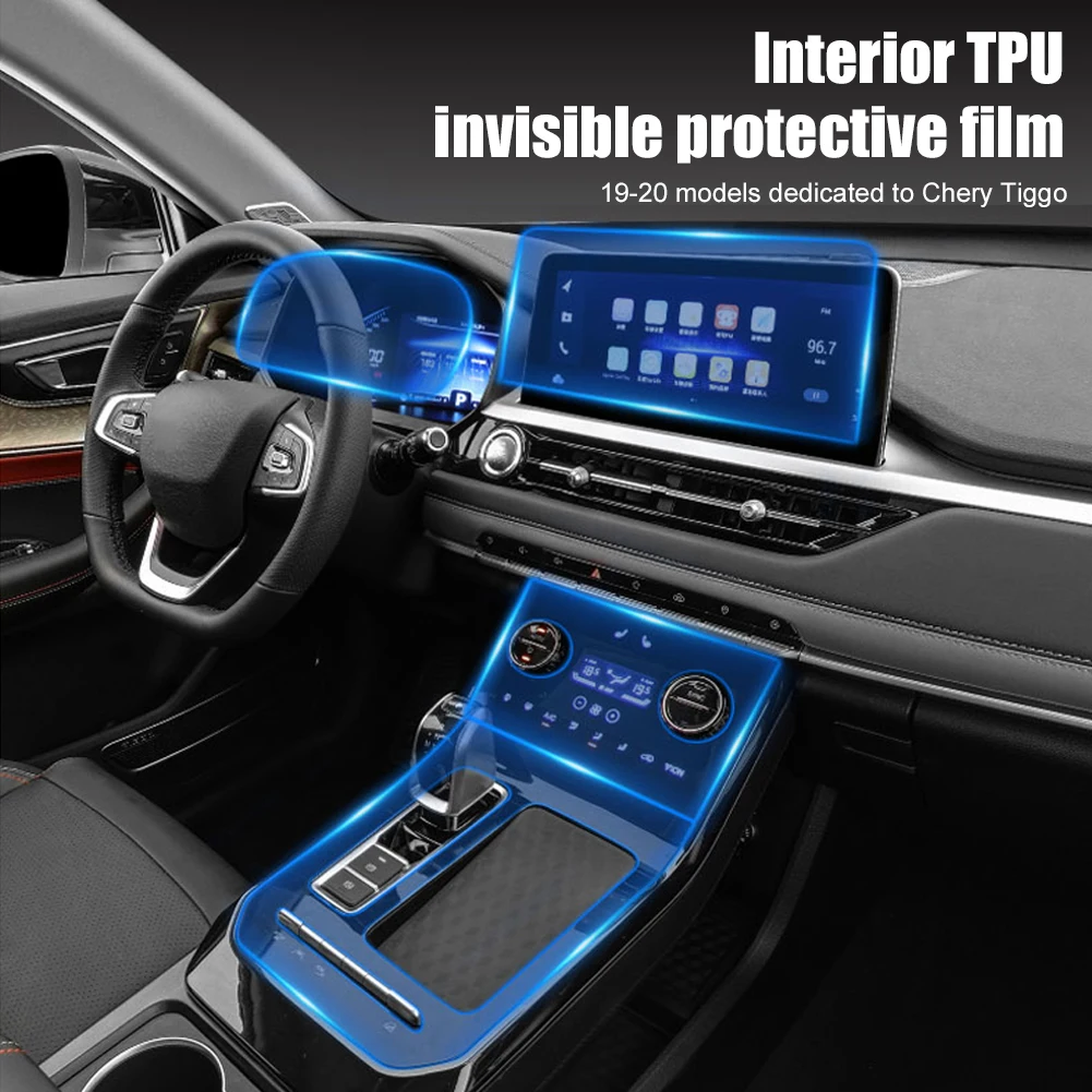 

Для 2019-2021 Chery Tiggo 7 8 внутренняя центральная консоль автомобиля прозрачная фотопленка для ремонта от царапин аксессуары