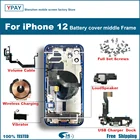 Задняя крышка батарейного отсека + средняя рамка Шасси + лоток для SIM-карты + боковой ключ задняя часть + гибкий кабель Корпус в сборе