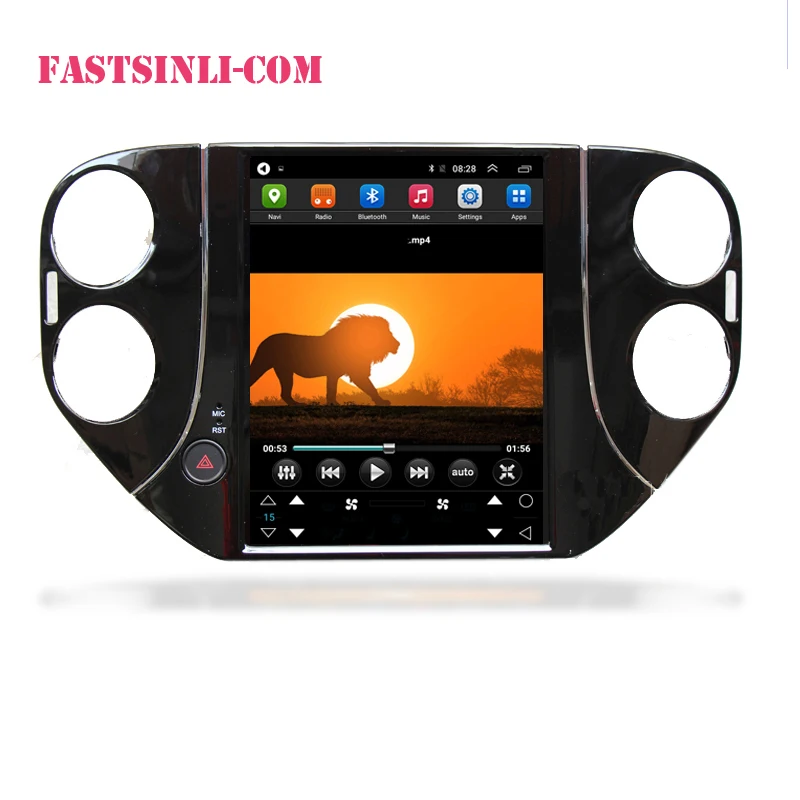 Автомобильный gps мультимедийный видеоплеер с вертикальным экраном на платформе