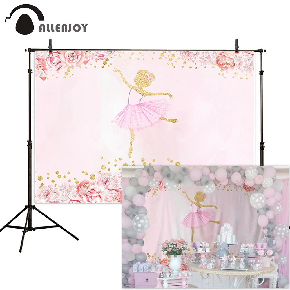 Фон для вечерние съемки новорожденных с изображением балерины|Фон фотосъёмки| |