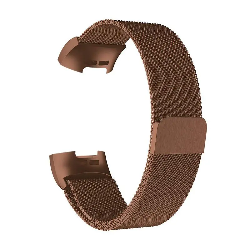 9 цветов для Fitbit charge 3 фитнес-браслет магнитный с миланским плетением браслет из нержавеющей стали сменные полосы для charge3 ремешок