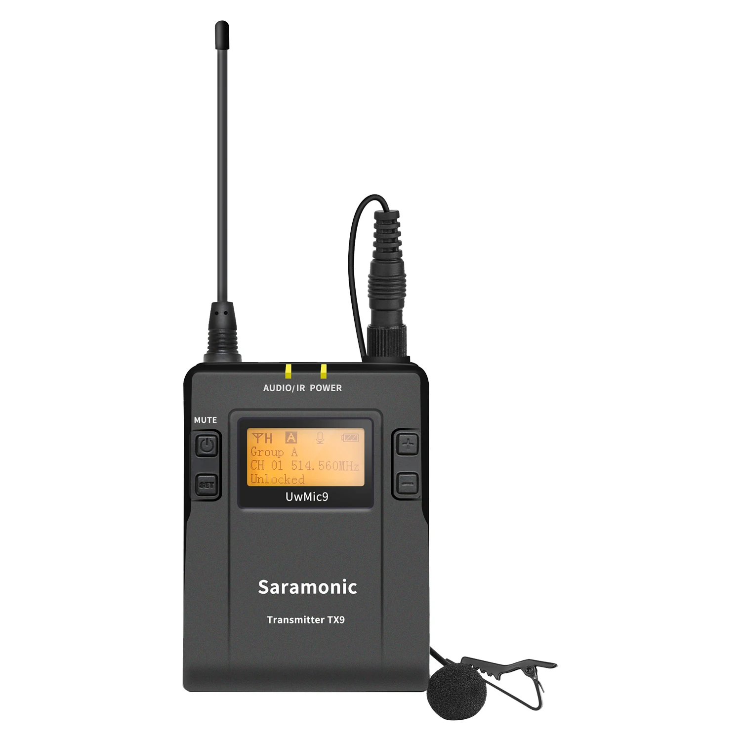 Saramonic UwMic9 TX9 96 Channel Bodypack передатчик с петличным микрофоном|Микрофоны| |