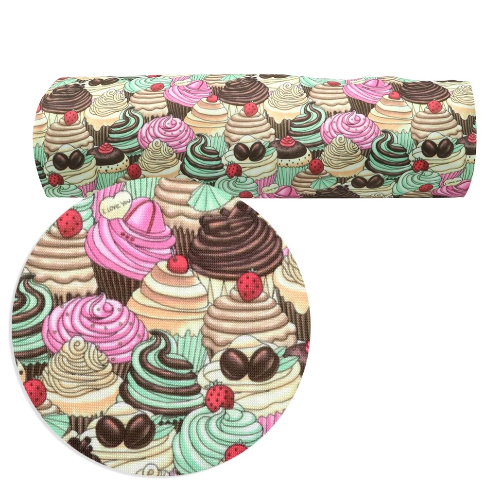 

50*145cm Cookies Animal Printed 4 Ways Stretch Knit Fabric Patchwork For Sewing DIY Clothes Quilting Bedding Patchwork,1Yc11134
