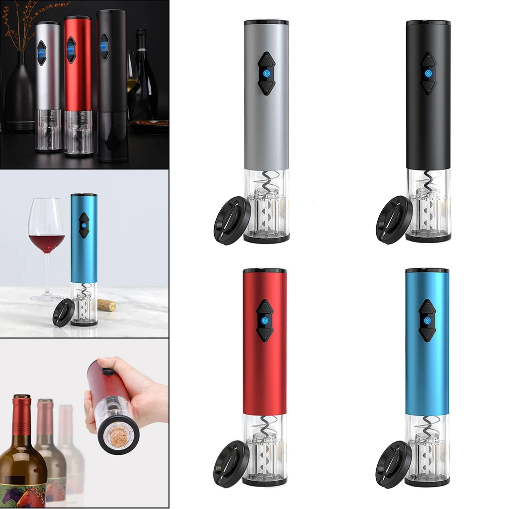

Automatic Wine Opener, Alloy Electric Corkscrew Wine Opener Jar Opener for Home Bar Tool
