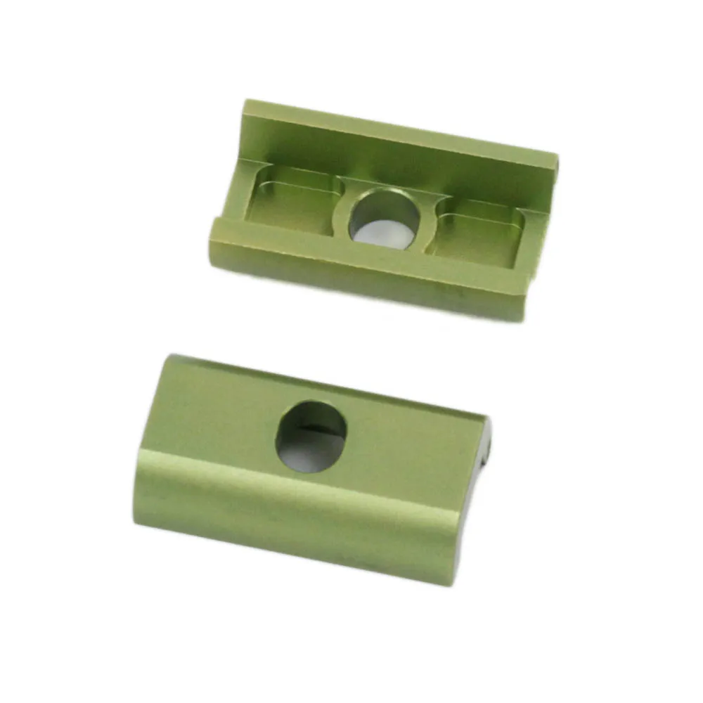 2pcs green C buckle SILVEROCK СПЛАВ ШАРНИР зажимной рычаг предельная гайка легко оболочка Магнитная для Brompton 3Sixty складной велосипед C пряжкой Brompton аксессуары - Цвет: 2pcs green C buckle