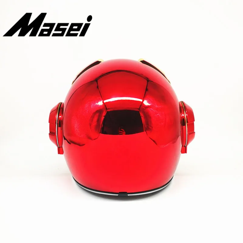 Masei Железный человек шлем мотоциклетный винтажный Ретро-шлем открытый шлем-каска