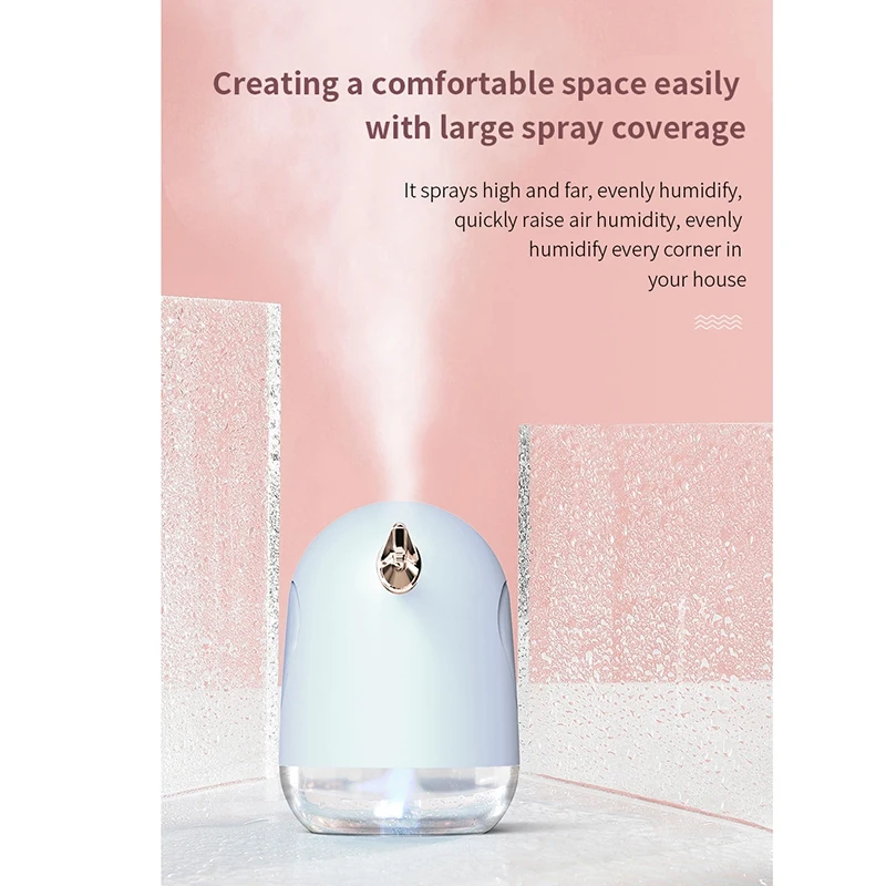 330 мл ультразвуковой увлажнитель воздуха с 7 цветов светодиодный ночной