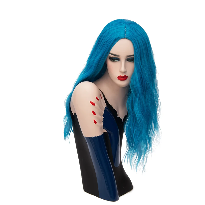 MSI Wigs длинные волнистые оранжевые парики Косплей блонд синтетический парик для белых женщин высокая температура волокна волос