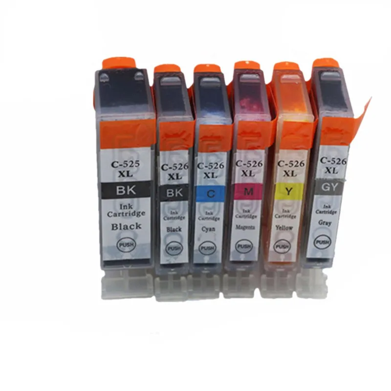 PGI525 PGI 525 XL CLI 526 525XL чернильные картриджи для Canon Pixma MG 5150 5250 5350 6150 струйный