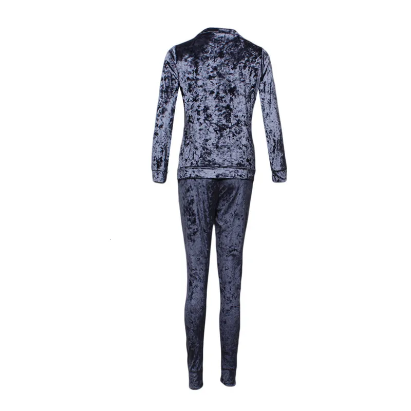 

PADEGAO Autumn Winter Women Set Velvet Hoodies + Long Pants 2 Pieces Set Casual Tracksuit Velour Fashion Sportswear XXXL PDG169